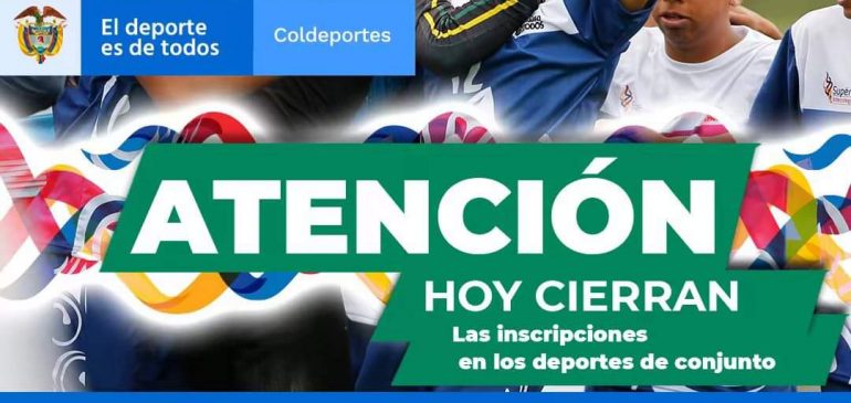 Hoy cierran incripciones en los deportes de conjunto.