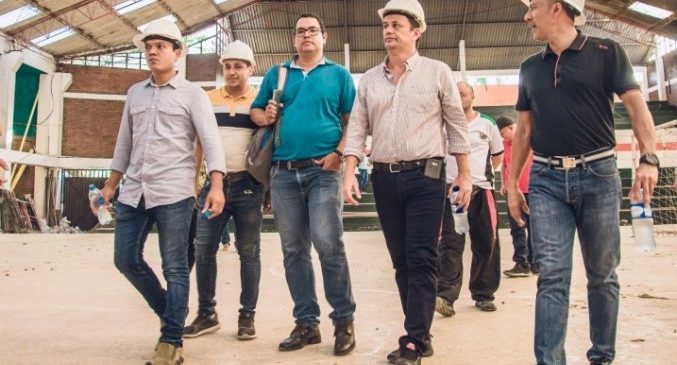 DIRECTOR DE IDERMETA INSPECCIONÓ OBRAS EN EL COLISEO DE LA GRAMA DE VILLAVICENCIO