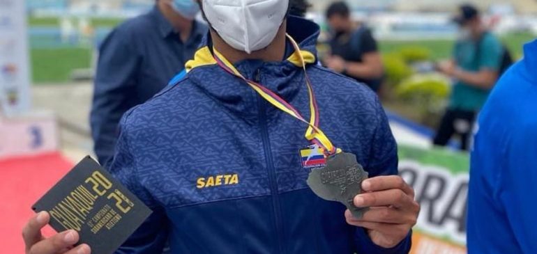 Alexander Castañeda compitió en Lituania en busca de puntos para los Juegos Olímpicos.