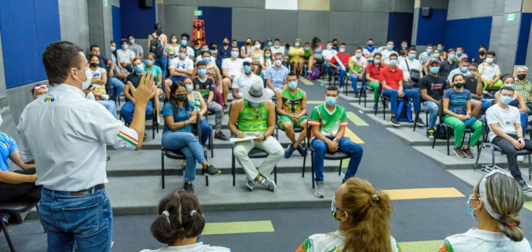 Idermeta entregará incentivo económico mensual a 104 deportistas