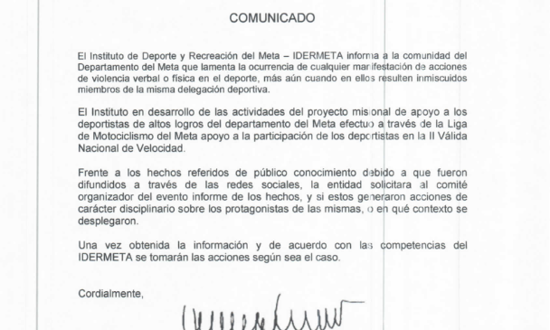 COMUNICADO