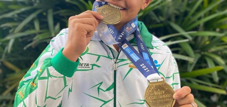 Jeiler Sánchez, promesa del atletismo del Meta