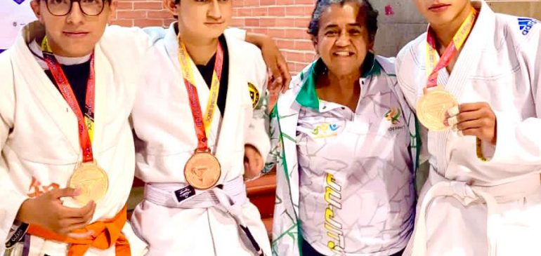 Jiu-jitsu del Meta se alzó con tres medallas en Bogotá