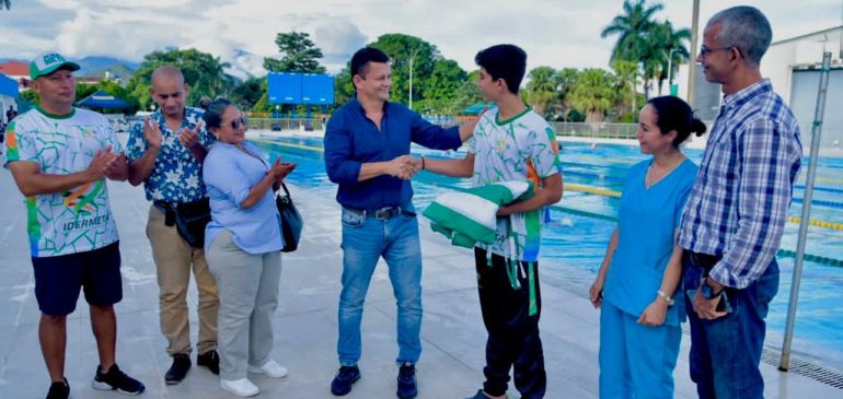 Nadador Llanero se viste con los colores de la Selección Colombia