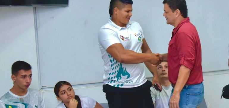 ”Estamos aquí para respaldar el proceso de las pesas a Juegos Nacionales”: Fabián Torres, director del Instituto de Deportes del Meta