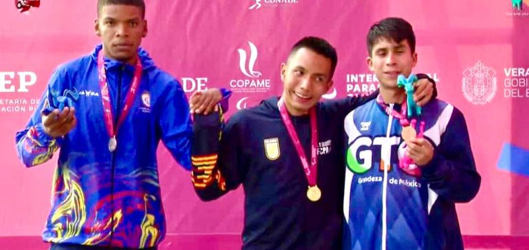 El para atleta metense Giovanny Malambo brilló en México.