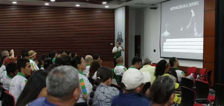 ‘Hablando con los duros’, el conversatorio que desarrolló Idermeta con técnicos y deportistas que irán a Juegos Nacionales