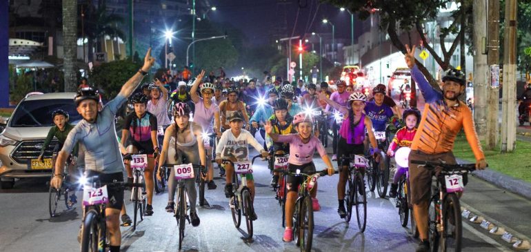 Más de 500 Personas pedalearon en Villavicencio en conmemoración del Dia Internacional de la Mujer