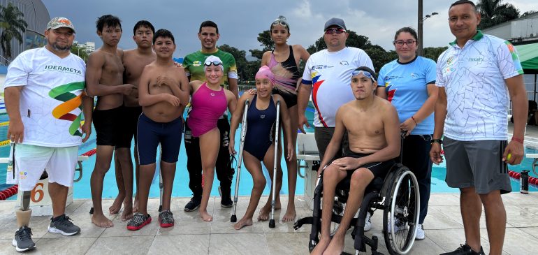 Federación Colombiana de Para Natación estuvo observando a deportistas de la Liga del Meta para preselección Colombia