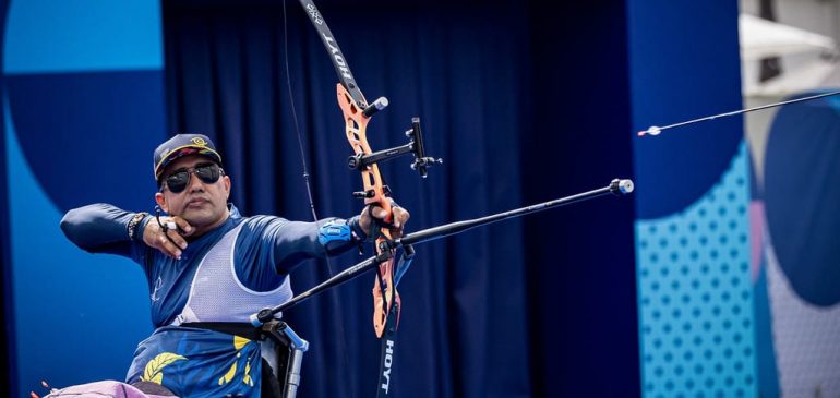 Héctor Ramírez, también hizo historia en los Juegos Paralímpicos en tiro con arco.
