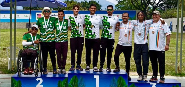 Seis medallas obtuvo Tiro con arco del Meta en Medellín