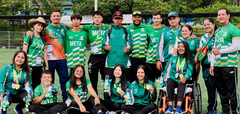 Con un total de 46 medallas cerró la delegación del Meta su participación en los I Juegos Nacionales y Paranacionales Juveniles 2024