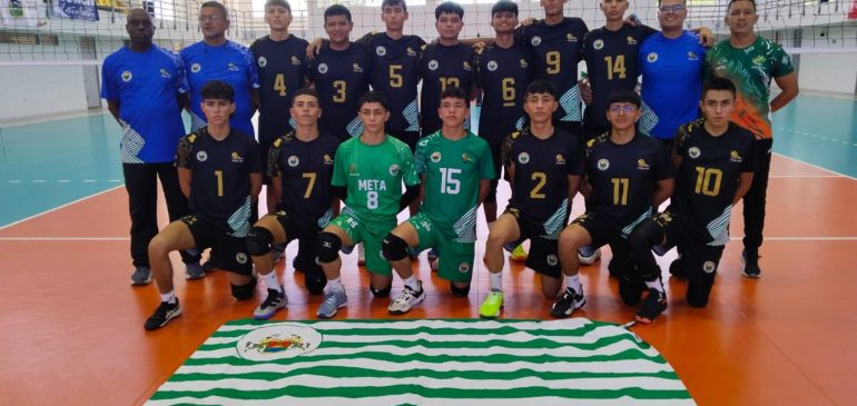 Selección Meta Masculina de Voleibol U17 participa en torneo nacional en Neiva