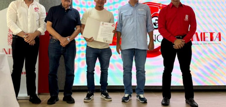 Gobernación del Meta y Unimeta entregan becas del 100 % a deportistas de alto rendimiento con destacada representación internacional