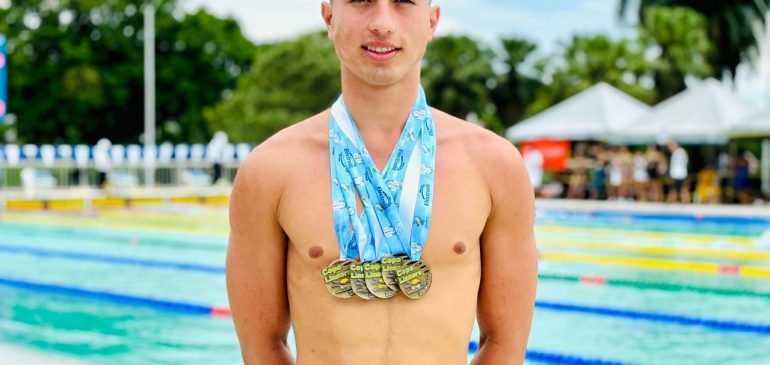 Frank Solano representará al Meta y a Colombia en dos importantes eventos internacionales de natación