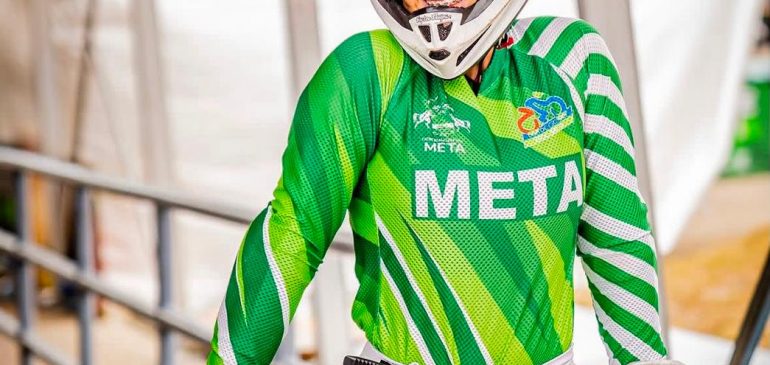 Amy Monserrat Saldaña se ubicó entre las cinco mejores bicicrosistas del mundo